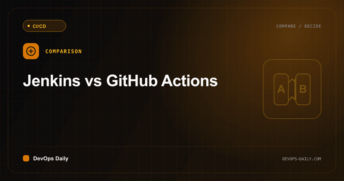 Jenkins vs GitHub Actions