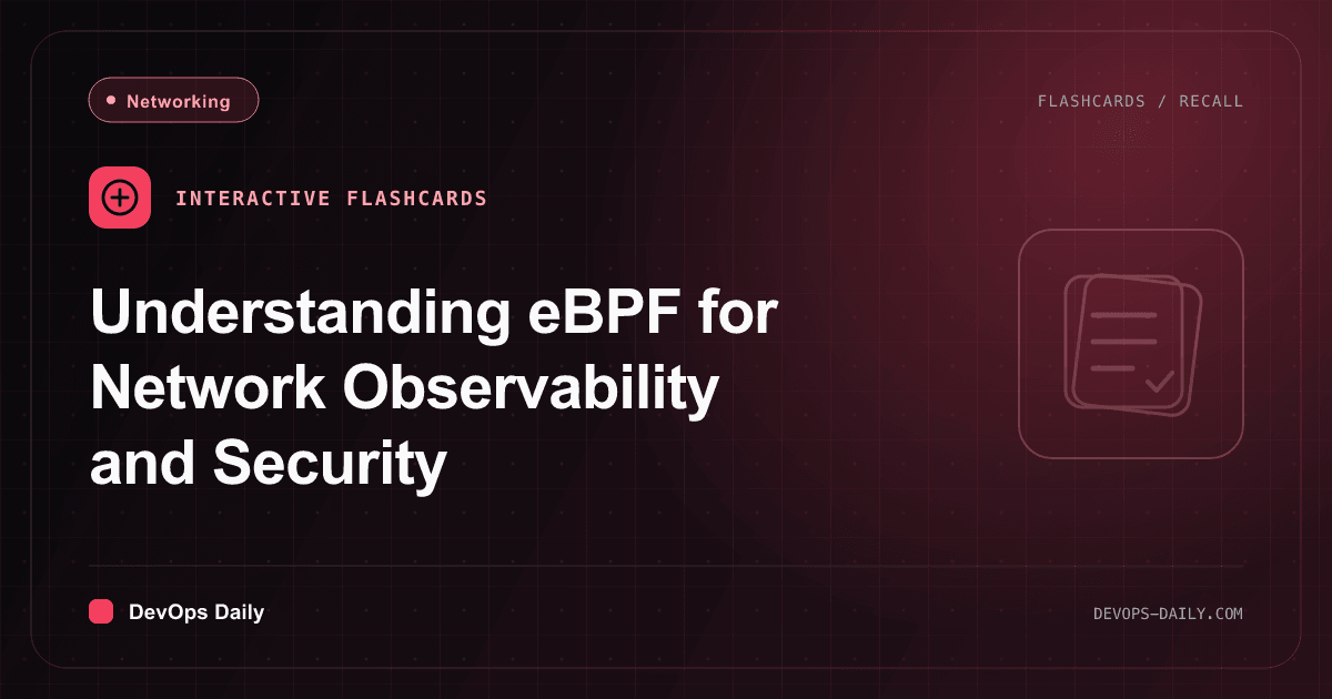Understanding eBPF for Network Observability and Security